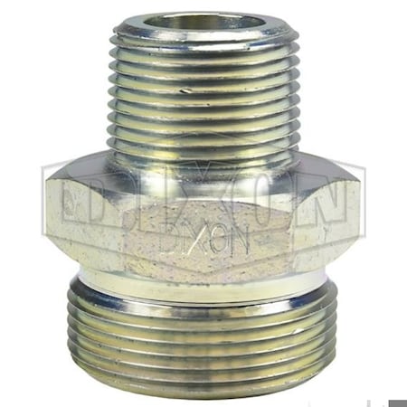 Dixon Boss Ground Joint Washer Seal Spud, 1 in, Thread Wing Nut x MNPT, Steel, Domestic WM13
